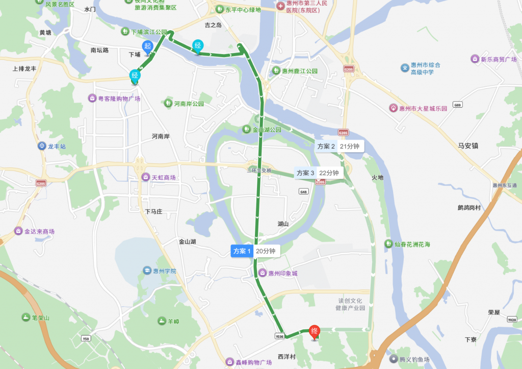 婚礼车队路线图