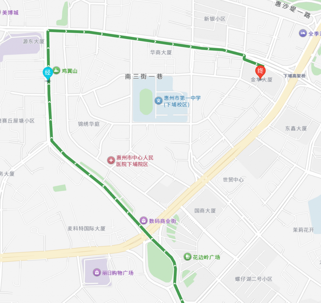 婚礼车队路线图